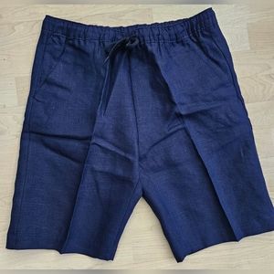 NEW Meraki Men's Linen Shorts Navy Small
